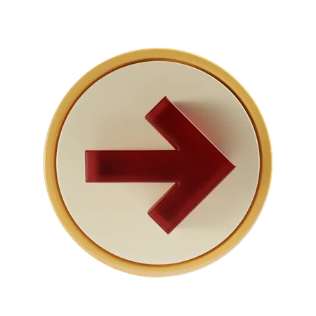 Forward  3D Icon