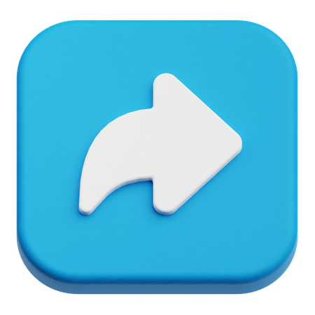 Forward  3D Icon