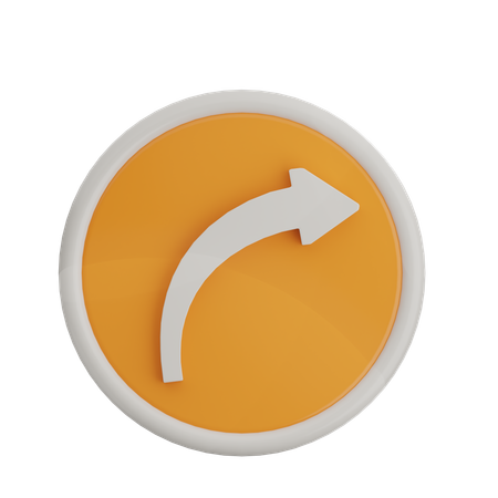 Forward  3D Icon