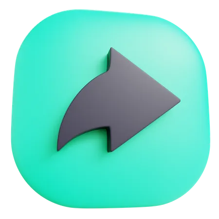 Forward  3D Icon