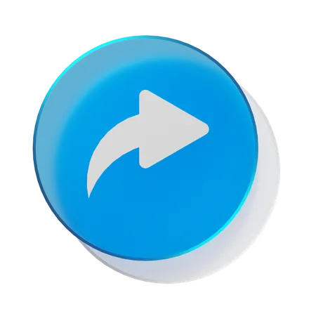 Forward  3D Icon