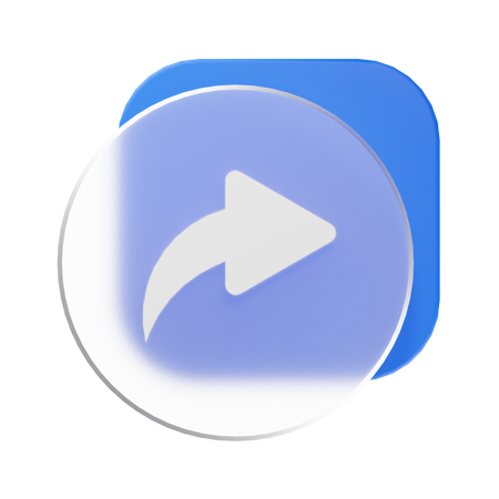 Forward  3D Icon