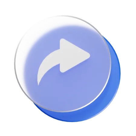 Forward  3D Icon