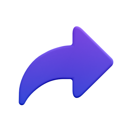 Forward  3D Icon