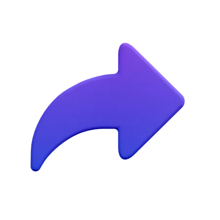 Forward  3D Icon