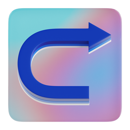 Forward  3D Icon
