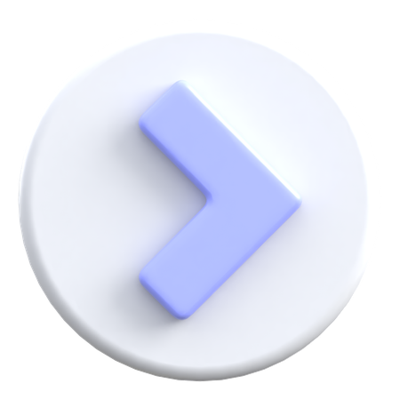 Forward Arrow  3D Icon