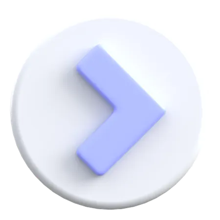 Forward Arrow  3D Icon