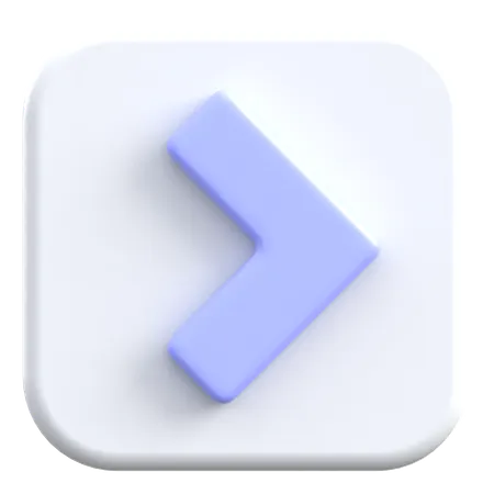 Forward Arrow  3D Icon