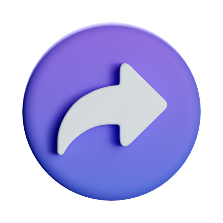 Forward Arrow  3D Icon