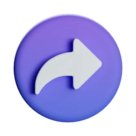 Forward Arrow  3D Icon