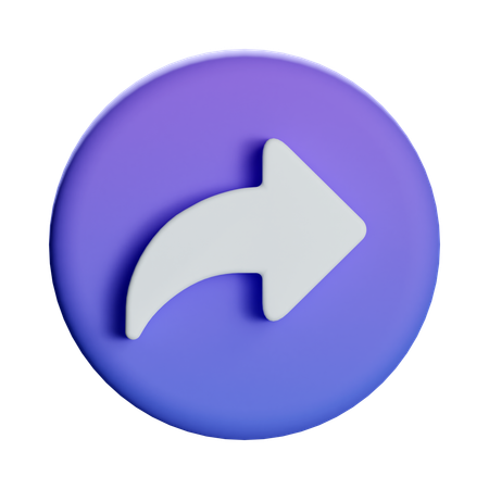 Forward Arrow  3D Icon