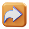 send arrow emoji 3d
