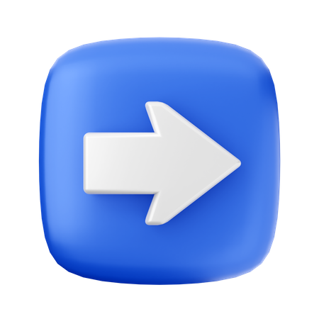 Forward Arrow  3D Icon