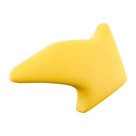 3 D Rendering Forward Icon 3 D Render Yellow Forward Or Reply Icon 3D Icon