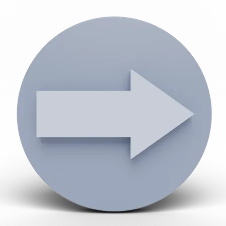 Forward Button  3D Icon