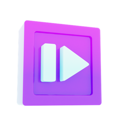 Forward Button  3D Icon