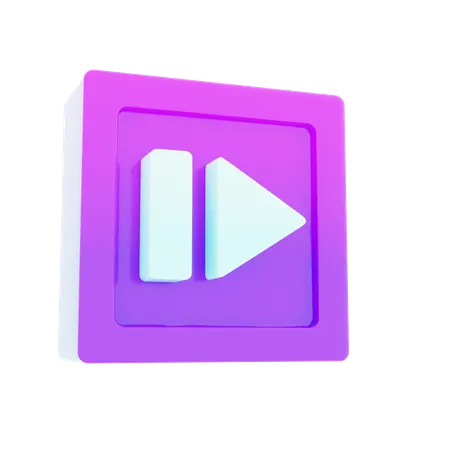 Forward Button  3D Icon
