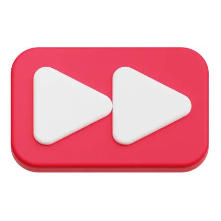 Forward Button  3D Icon