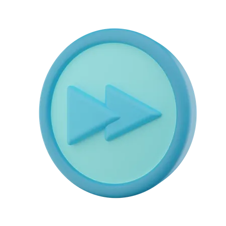 Forward Button  3D Icon