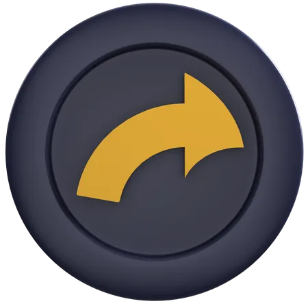 Forward Button  3D Icon