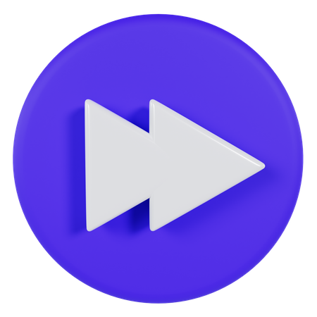 Forward Button  3D Icon