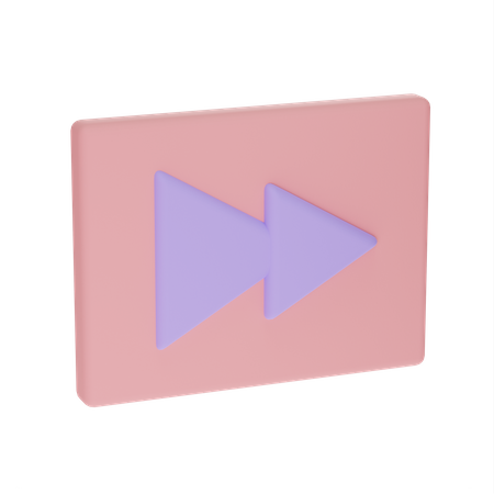 Forward Button  3D Icon