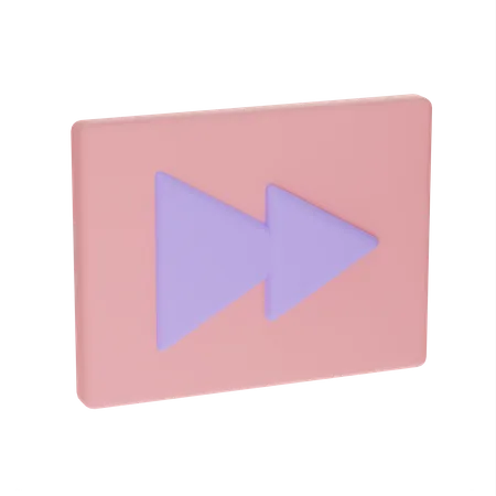 Forward Button  3D Icon