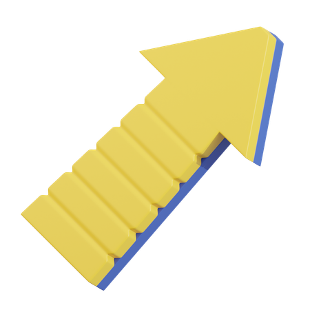 Forward Facing Arrow  3D Icon