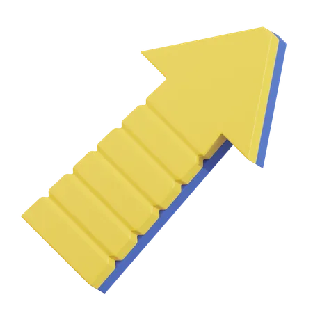 Forward Facing Arrow  3D Icon