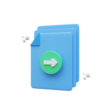 Forward File  3D Icon