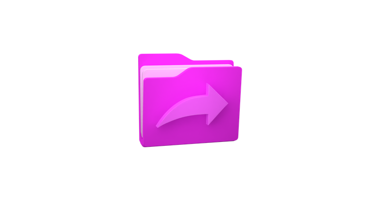Forward File  3D Icon