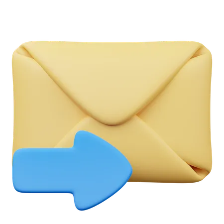 Forward Mail  3D Icon