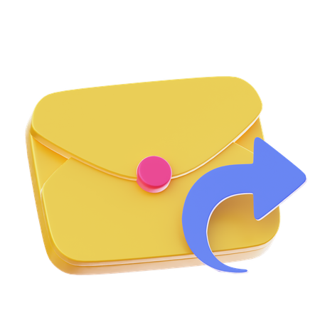 Forward Mail  3D Icon