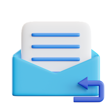 Forward Mail  3D Icon