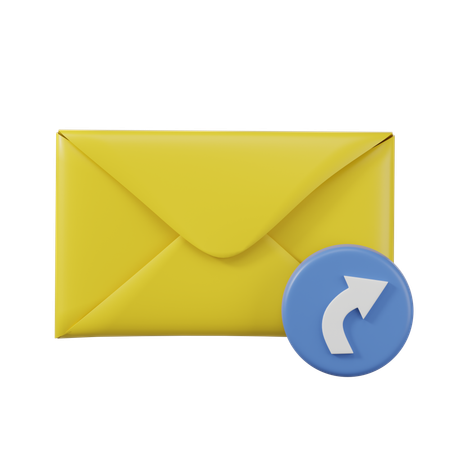 Forward Mail  3D Icon