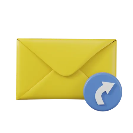 Forward Mail  3D Icon