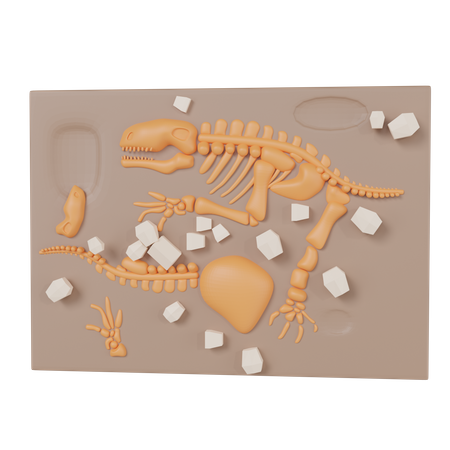 Fósil del desierto  3D Icon