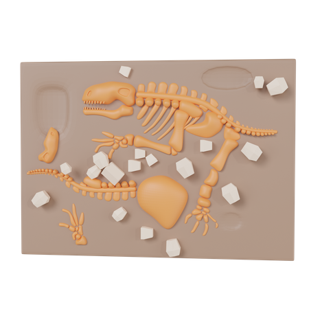 Fóssil do deserto  3D Icon
