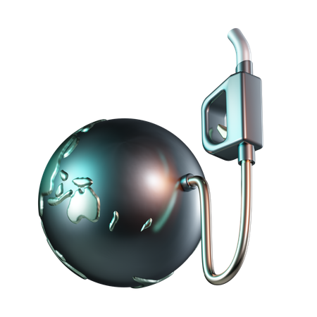 Fossil Fuel  3D Icon