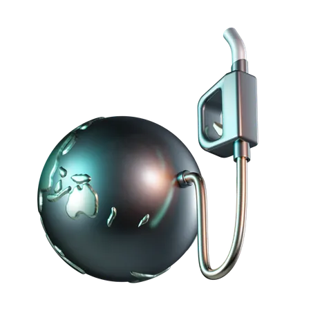 Fossil Fuel  3D Icon