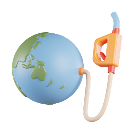 Fossil Fuel  3D Icon