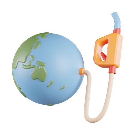 Fossil Fuel  3D Icon