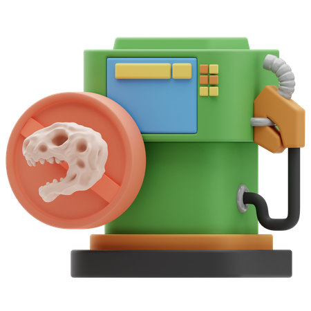 Fossil Fuels  3D Icon