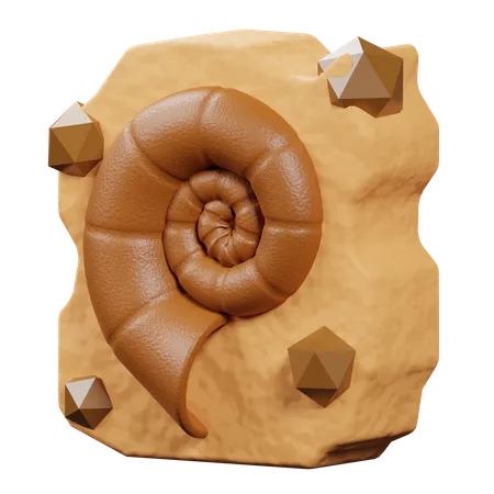 Fossile  3D Icon