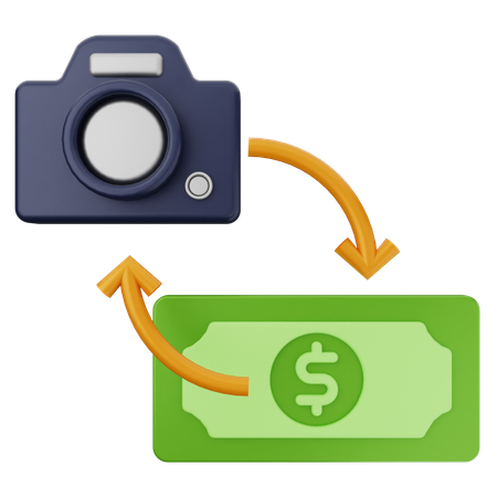 Foto Geld Dollar  3D Icon