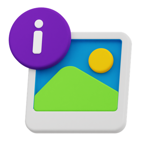 Bildinfo  3D Icon