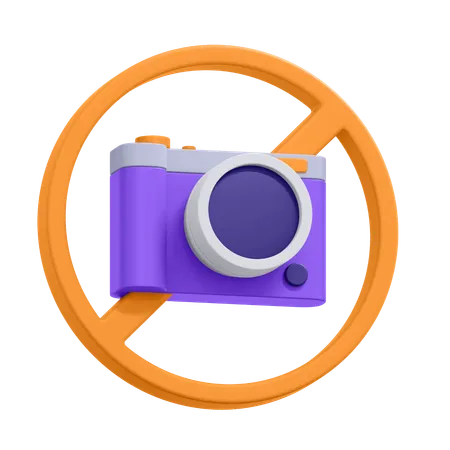 Fotocamera non consentita  3D Icon