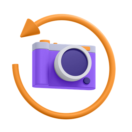 Ruotare la fotocamera  3D Icon