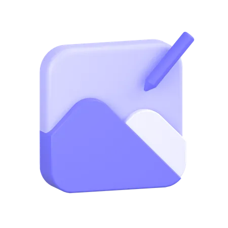 Foto Editor  3D Icon